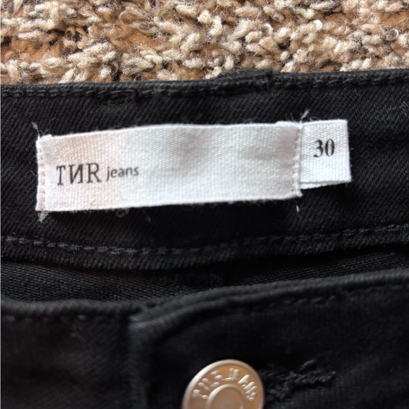 TNR Black Wide-Leg Button-Fly Jeans - Picture 3 of 3